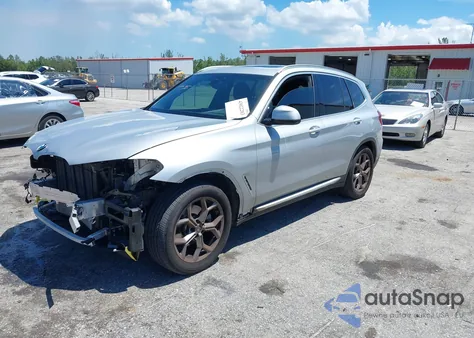2021 BMW X3 Sdrive30I from USA, damaged, VIN 5UXTY3C01M9F02036